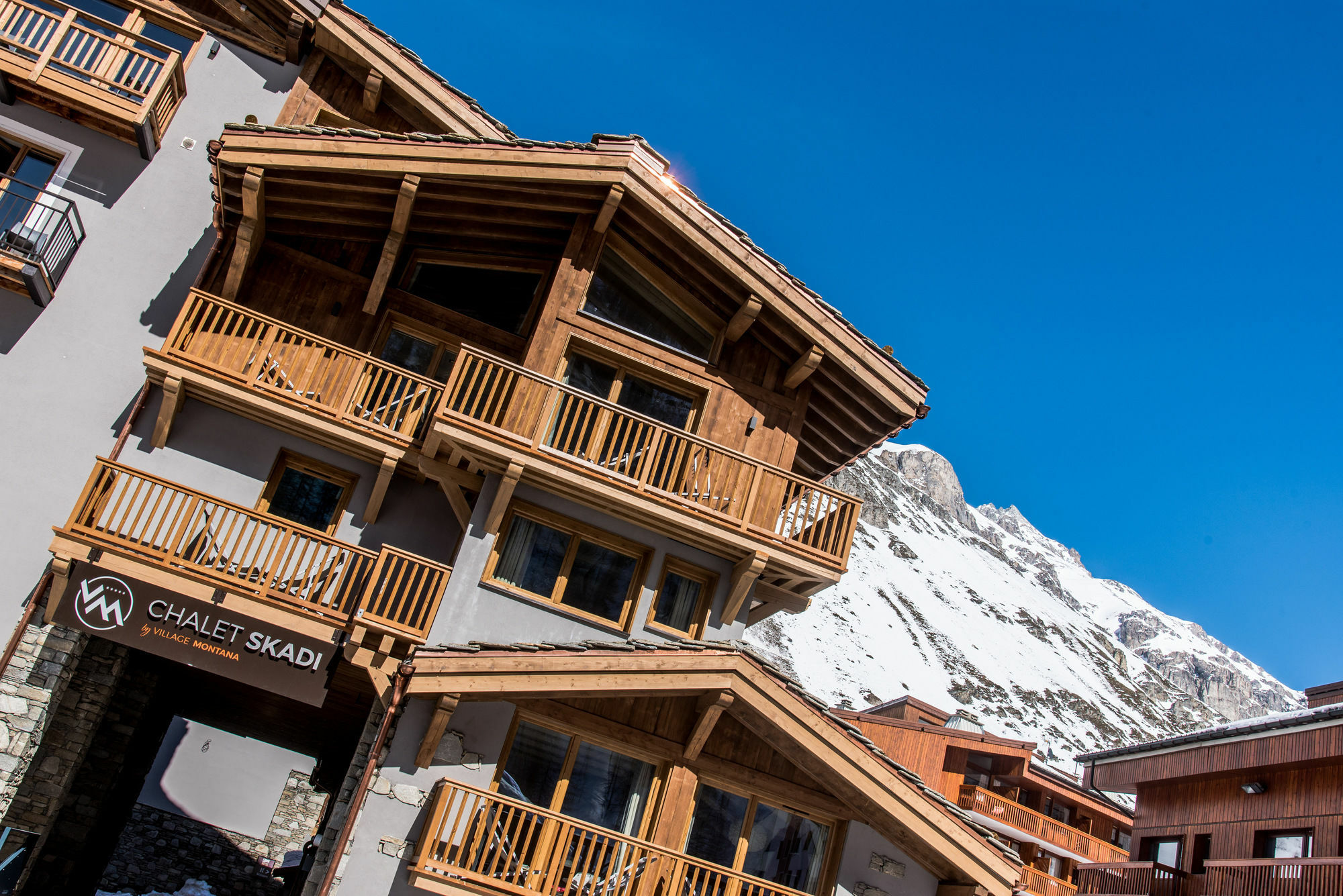 ホテル Chalet Skadi Val-dʼIsère エクステリア 写真