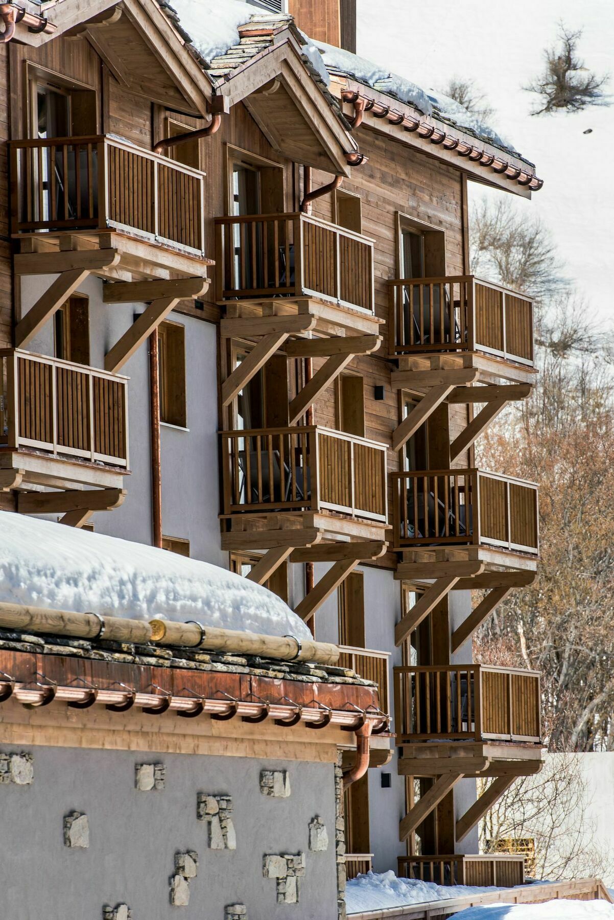 ホテル Chalet Skadi Val-dʼIsère エクステリア 写真